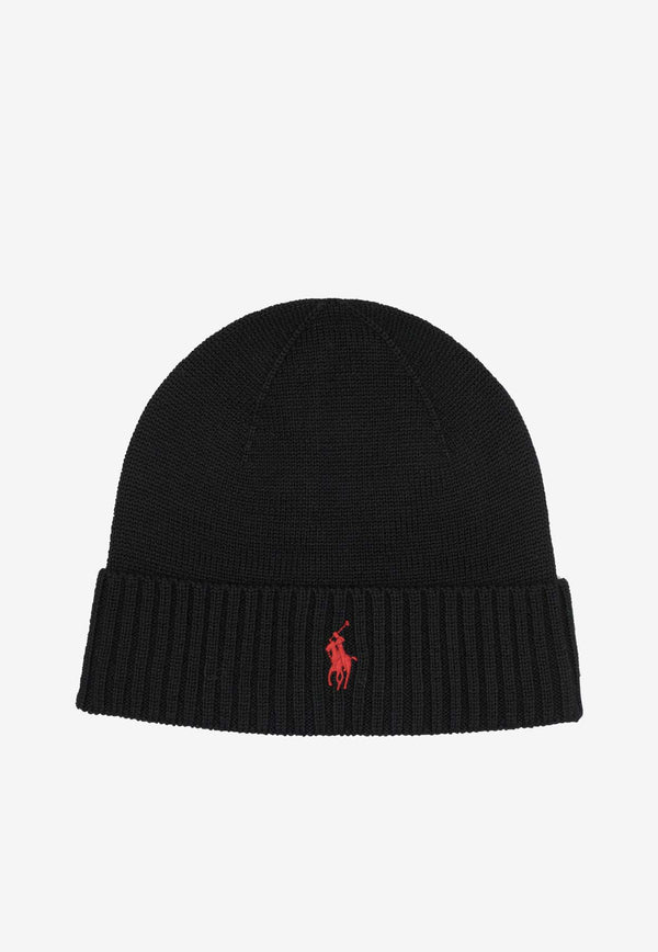 Polo Ralph Lauren Ribbed Wool Beanie Black 710886137001POLO BLACK_8ab7a2e2-fcf5-497c-aa3f-b7f914209d57