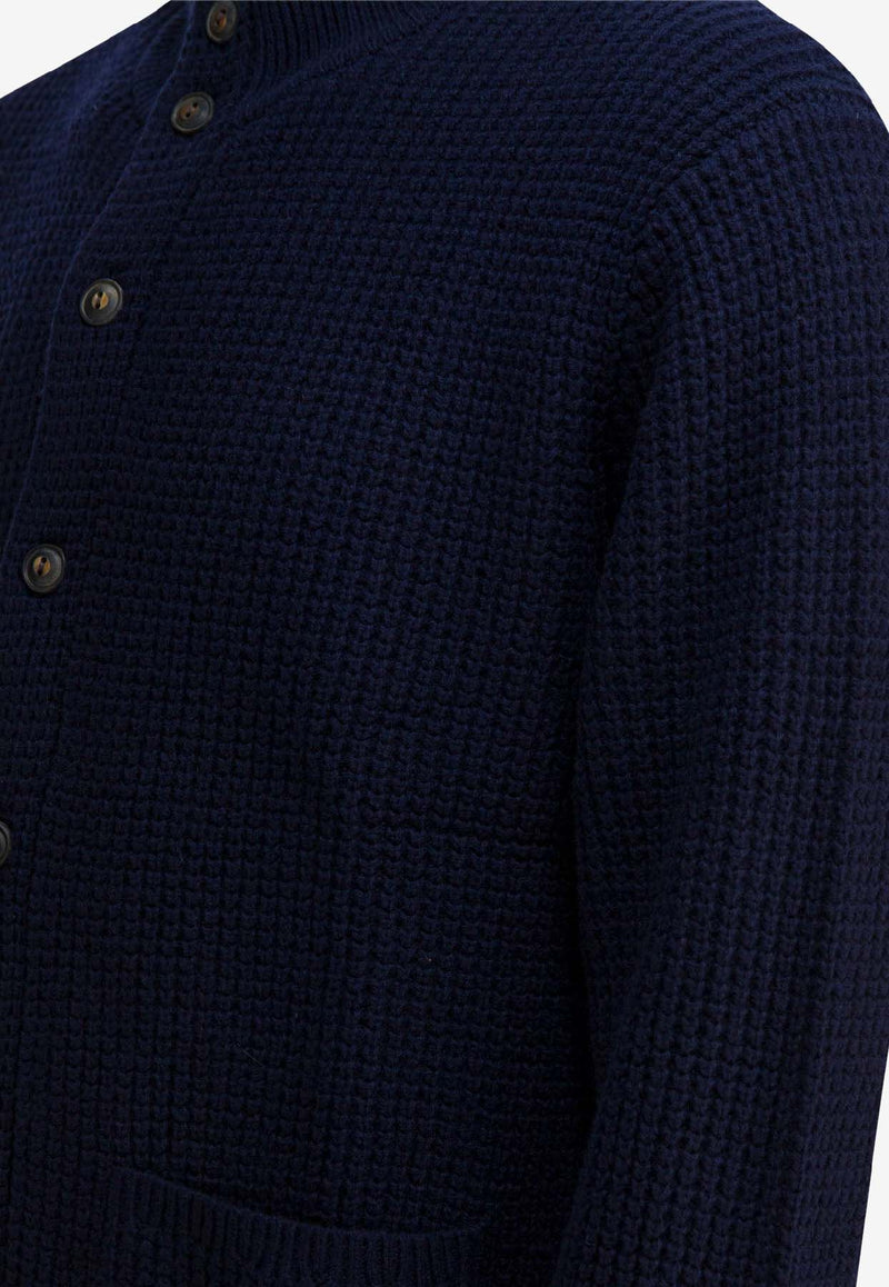 Polo Ralph Lauren Buttoned High-Neck Cardigan Blue 710970292001HUNTER NAVY_503b5c1f-e983-441f-9f1f-2d2608db3b75