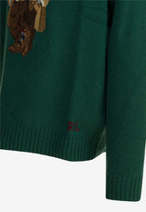 Polo Ralph Lauren Polo Bear Wool Sweater Green 710978308001FA25 VNTG PINE HO CHARLES_705856ac-1aa1-4ddb-8e75-1839839a2d13
