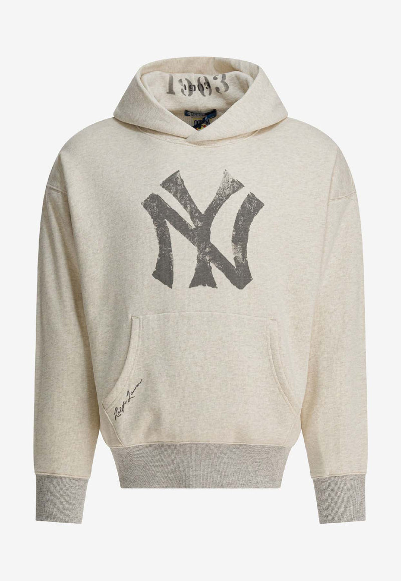 Polo Ralph Lauren Yankees Hooded Sweatshirt Cream 710982808001CHALK HEATHER/LOFT HEATHER_11dac2d5-b610-4c16-8369-75911caa6f32