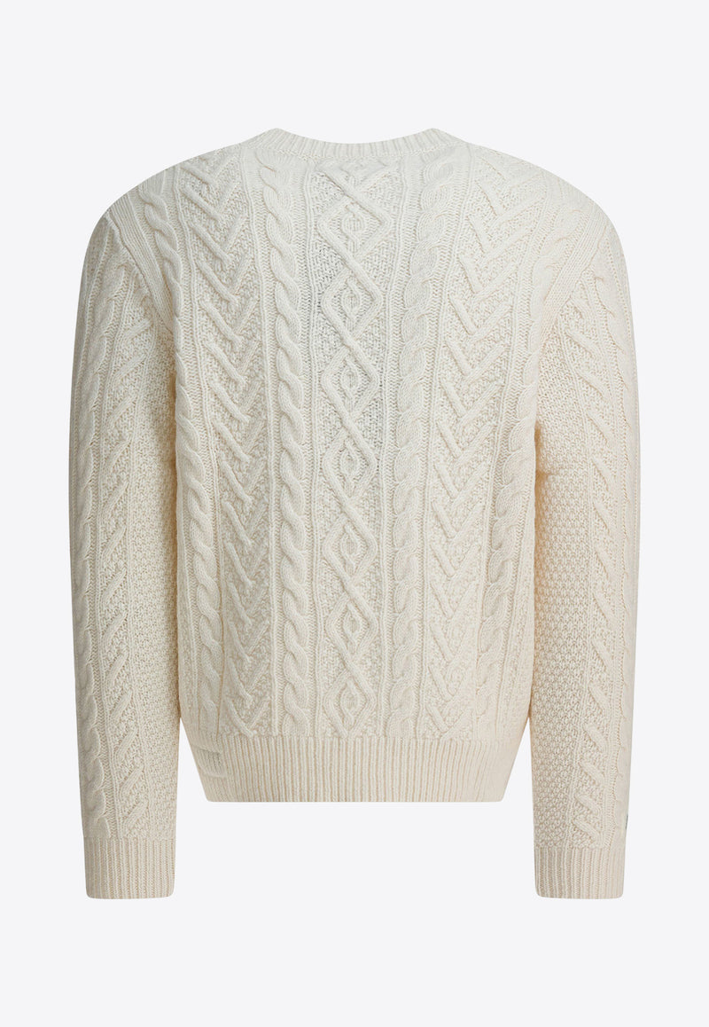 Polo Ralph Lauren New York Yankees Cable Knit Sweater White 710982823001CREAM COMBO_1473dbf8-4eb6-4305-876f-c4823af055e7