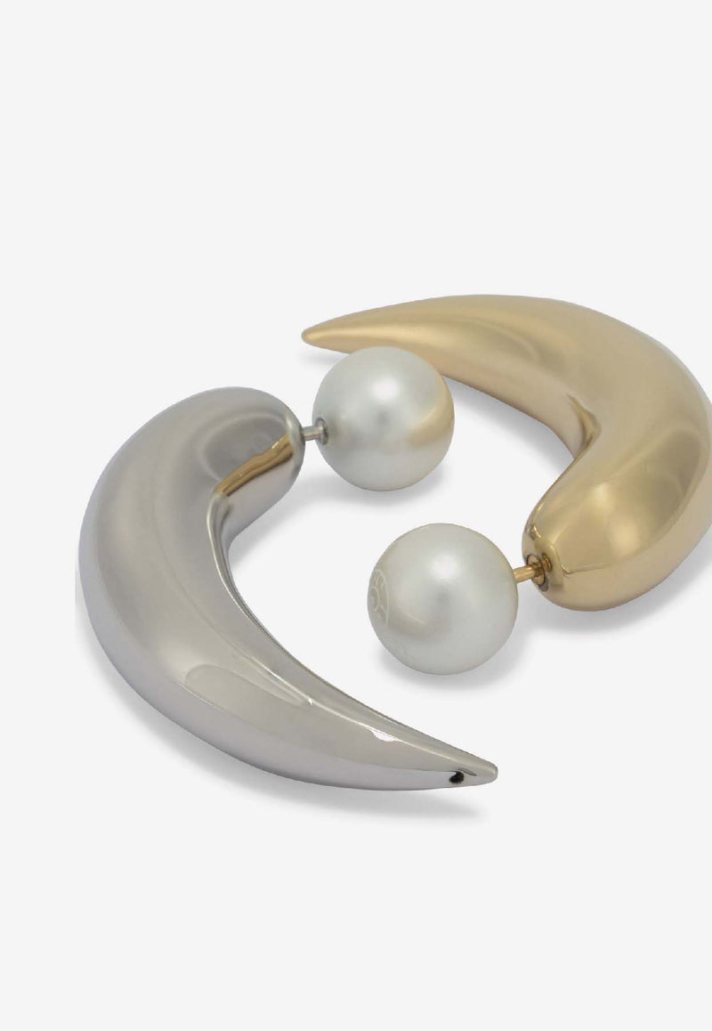 Pucci Horn Pearl Earrings Gold 5UAL035U920N12_32a6e631-99f0-4601-a5cf-6952bbf12cae