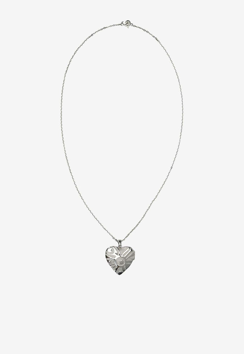 Pucci Heart Pendant Necklace  Silver 5UAM365U920N02_ead5325a-68cf-41a5-a19c-ecf5ef686549