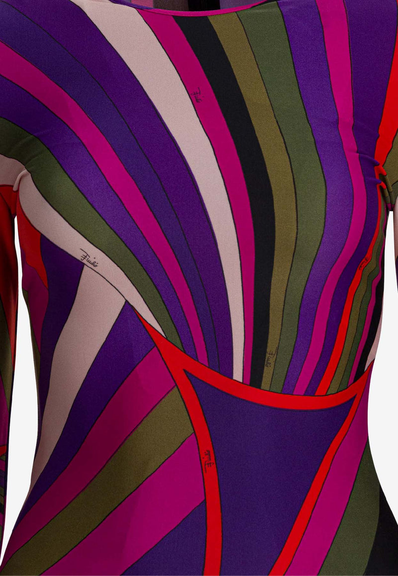 Pucci Iride Print Crewneck Dress Multicolor 5UJG665U755011_38ce71a1-c5cb-46e5-a95e-c9bbd6e8cc7c
