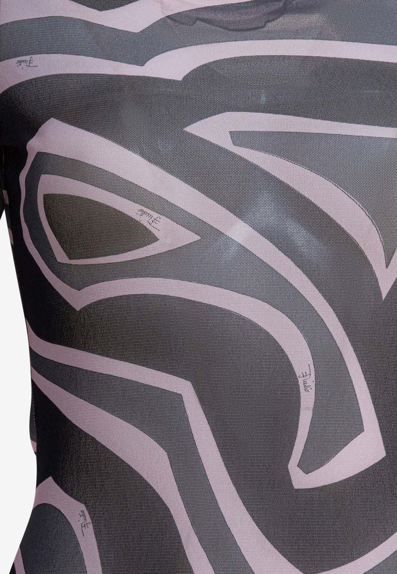 Pucci Labirinto Print Tulle Maxi Dress Multicolor 5UJI355U749047_6c93985d-8896-454d-b6aa-27aa4d4a5caa