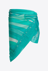 Pucci Iride-Printed Pareo Blue