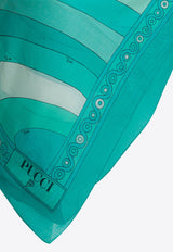 Pucci Iride-Printed Pareo Blue