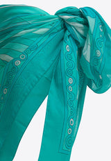 Pucci Iride-Printed Pareo Blue