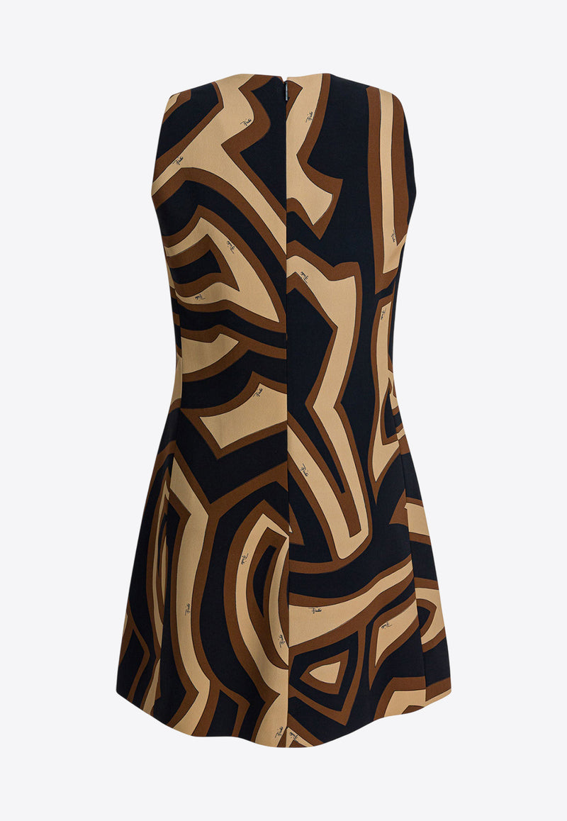 Pucci Labirinto Print Mini Dress Multicolor 5URG435U748049_63430048-ce97-4be9-8a05-cf158e006482