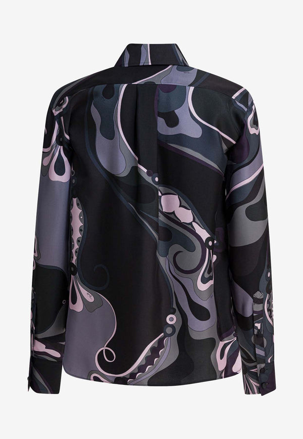 Pucci Orchidee Print Long-Sleeved Silk Shirt Multicolor 5URJ085U731016_2a7887c7-47b4-4eb5-ab87-c91e6fc83b9c