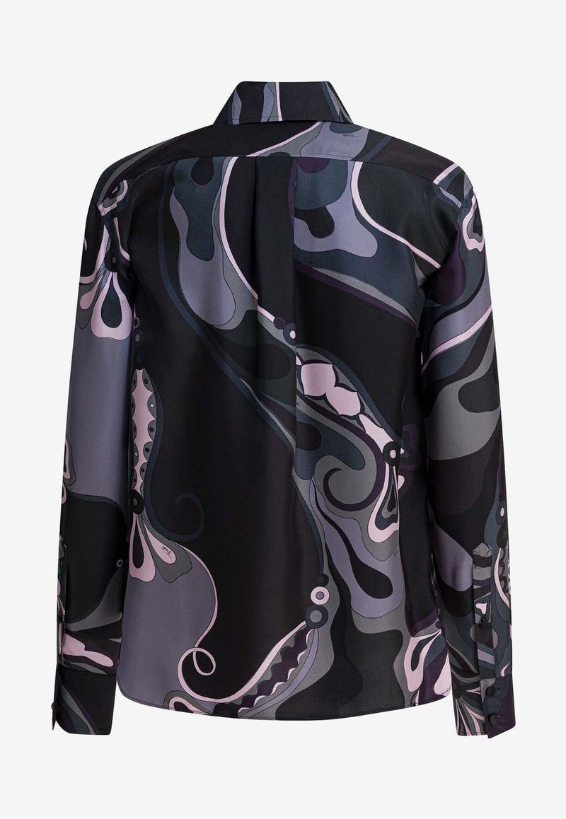 Pucci Orchidee Print Long-Sleeved Silk Shirt Multicolor 5URJ085U731016_2a7887c7-47b4-4eb5-ab87-c91e6fc83b9c