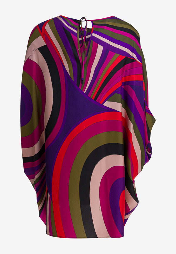 Pucci Iride Print Mini Silk Kaftan Dress Multicolor 5URL205U751011_42f5b4d9-e565-406a-a0f5-1c19e88fbf82