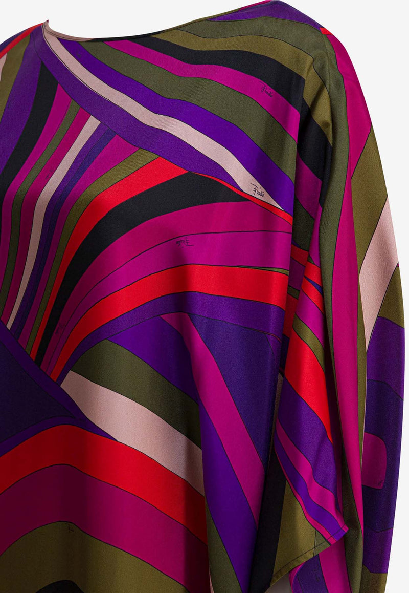 Pucci Iride Print Mini Silk Kaftan Dress Multicolor 5URL205U751011_42f5b4d9-e565-406a-a0f5-1c19e88fbf82