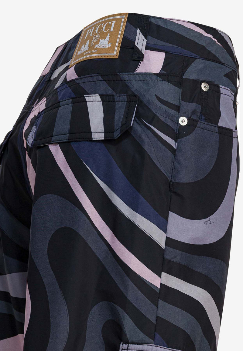 Pucci Marmo Print Cargo Pants Multicolor 5URT705U824002_ba9af2be-8dc3-4110-ba7e-3434621bdb30