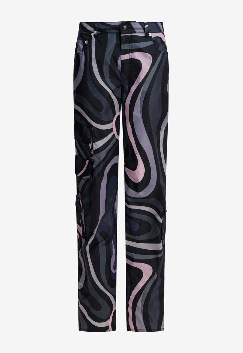 Pucci Marmo Print Cargo Pants Multicolor 5URT705U824002_ba9af2be-8dc3-4110-ba7e-3434621bdb30