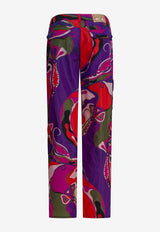 Pucci Orchidee Print Cargo Pants Multicolor 5URT725U787017_5b90bb67-fff5-4c67-a134-8b078fbcad1b