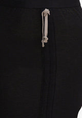 Rick Owens Edfu Ruched Maxi Skirt Black RP02E4359JR09_82847