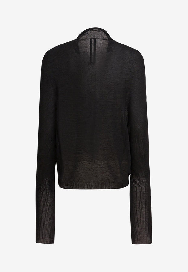 Rick Owens High-Neck Wool Sweater Black RP02E4629M09_f674b71c-9795-4456-8d90-124bc6aa71ab