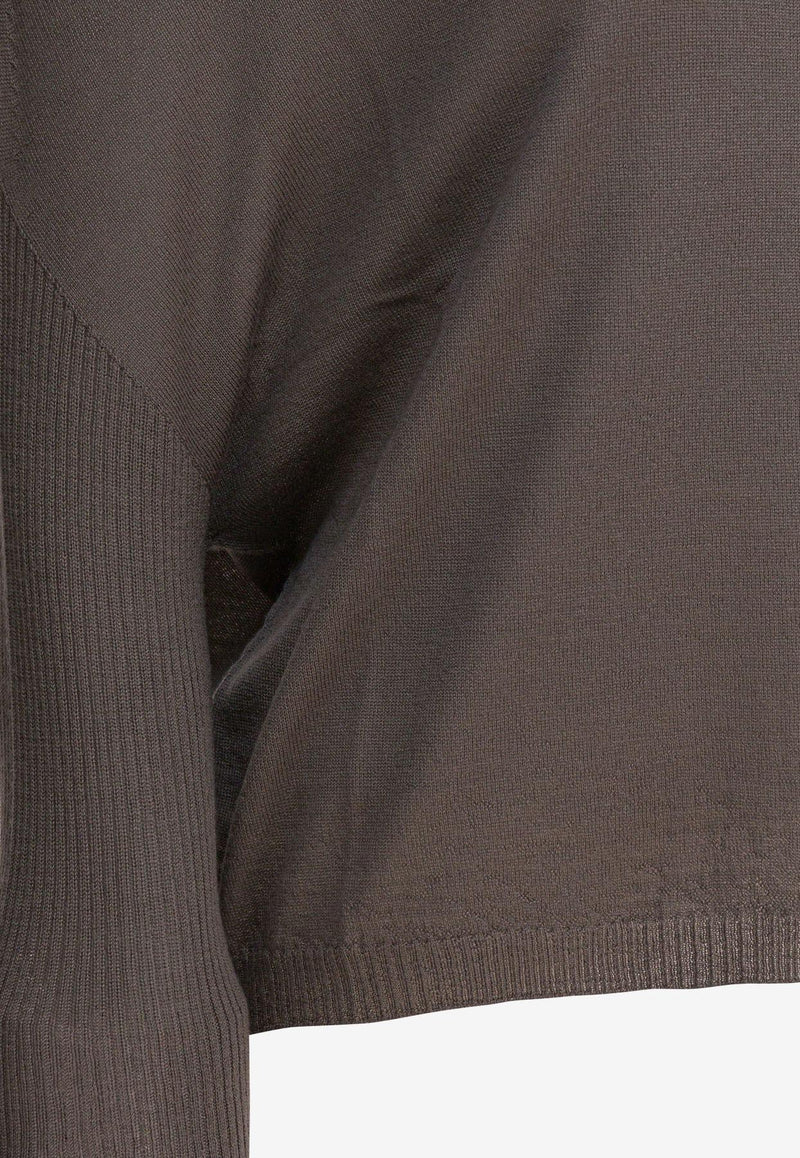 Rick Owens High-Neck Wool Sweater Gray RP02E4629M34_696a5491-4936-4633-9f42-8cb962af502d