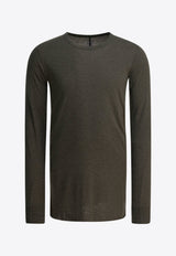 Rick Owens Basic Long-Sleeved T-shirt Green RU02E1252JR25_a744034e-f839-4400-8290-8f4b430ab891