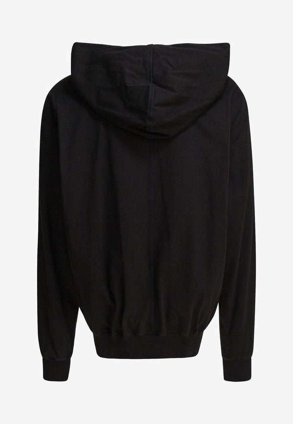 Rick Owens Drawstring Hooded Sweatshirt Black RU02E1281BA09_82817