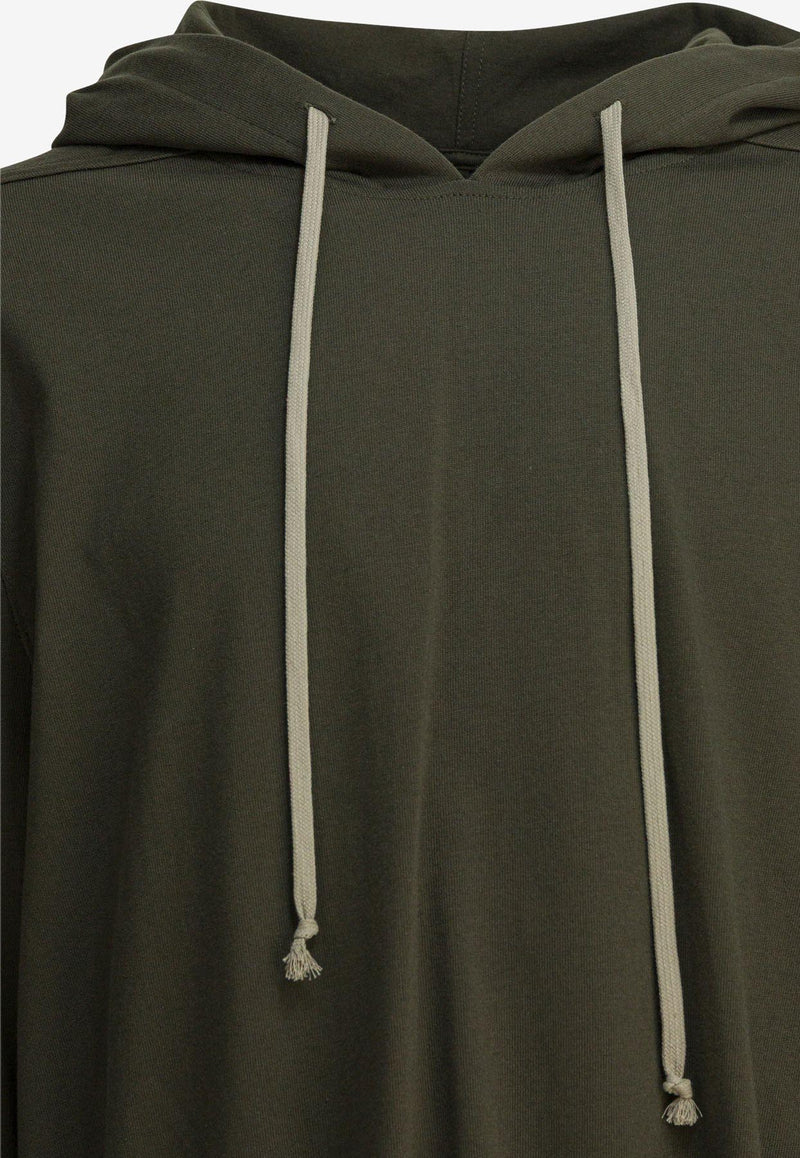Rick Owens Drawstring Hooded Sweatshirt Green RU02E1281BA25_82868