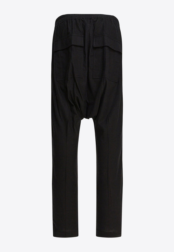 Rick Owens Drop-Crotch Track Pants Black RU02E1380FLW09_be9d010a-b495-4cb6-9069-10e16d2b471e