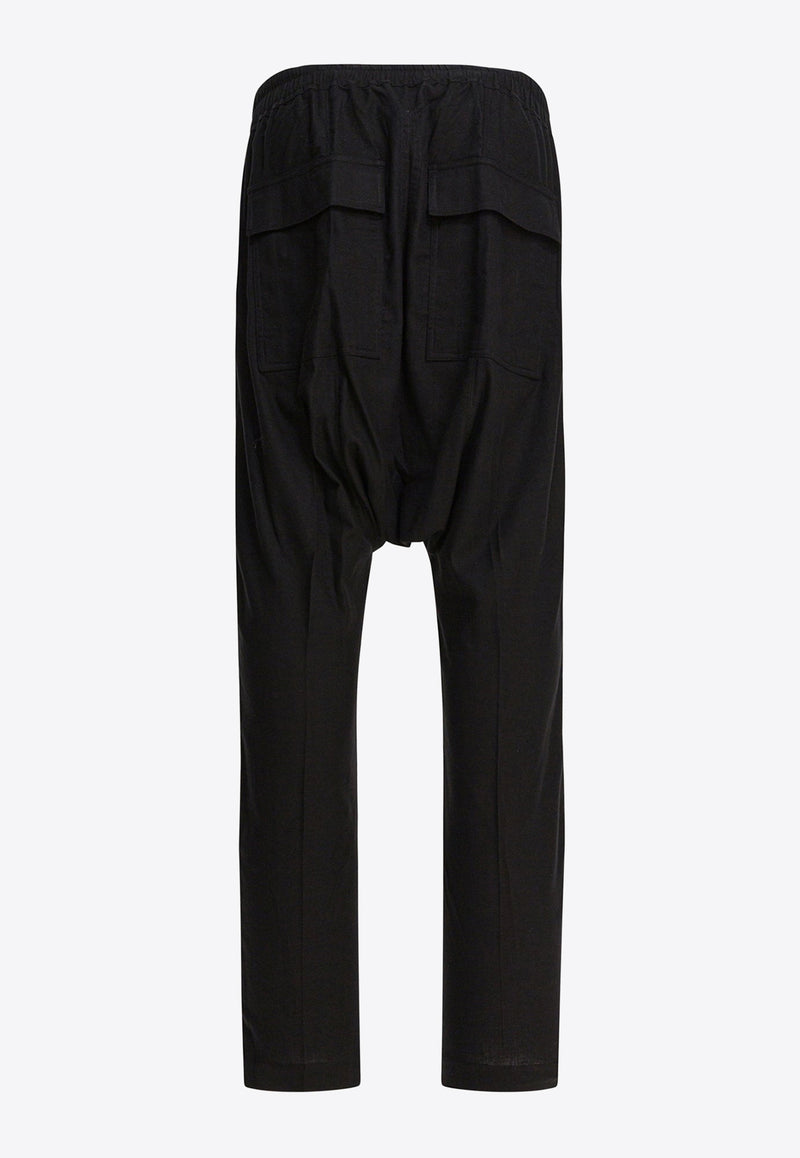 Rick Owens Drop-Crotch Track Pants Black RU02E1380FLW09_be9d010a-b495-4cb6-9069-10e16d2b471e