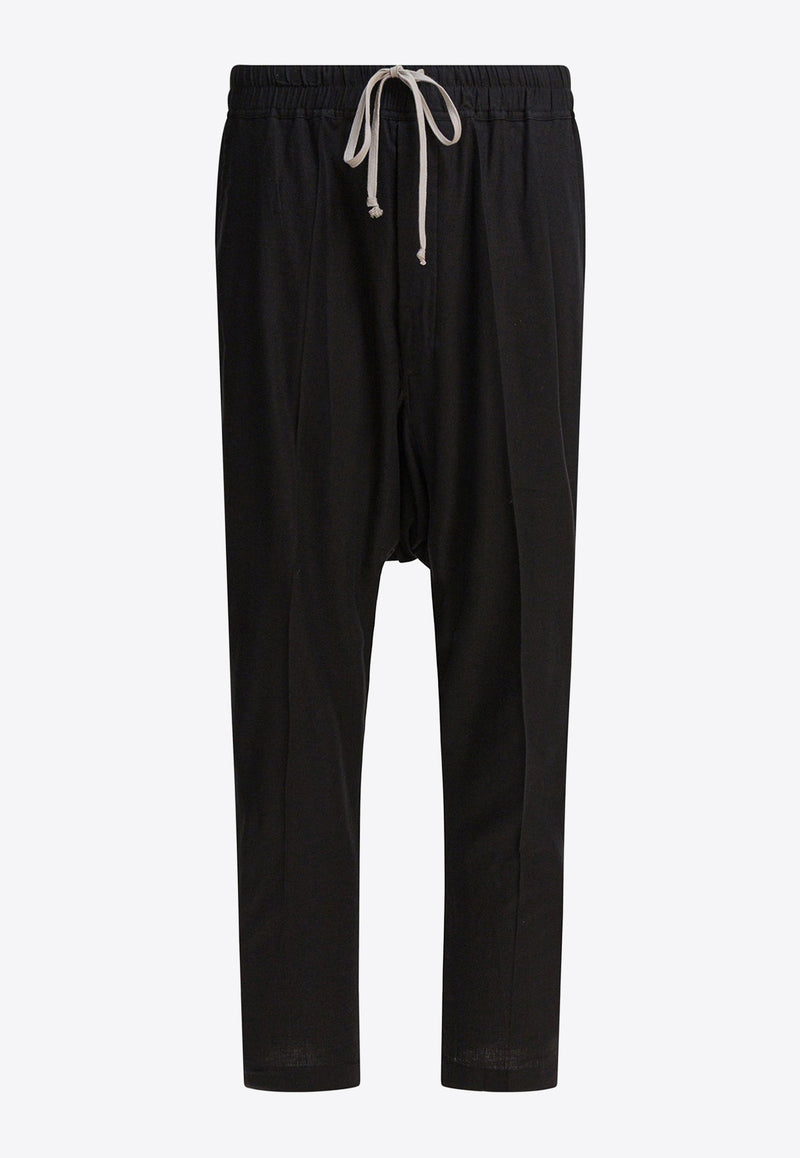 Rick Owens Drop-Crotch Track Pants Black RU02E1380FLW09_be9d010a-b495-4cb6-9069-10e16d2b471e