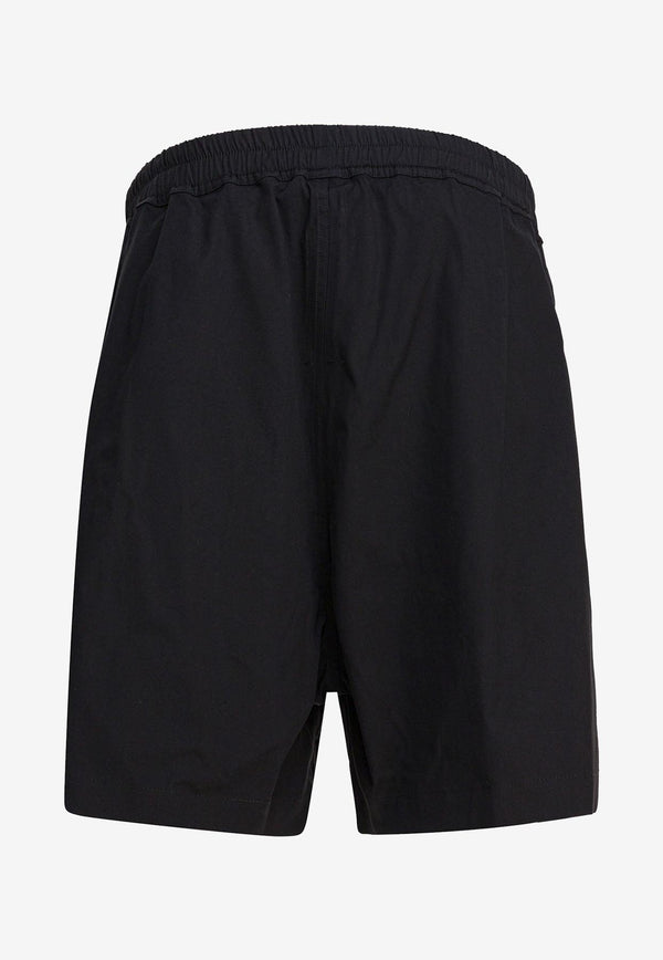 Rick Owens Elasticated Bermuda Shorts Black RU02E1397TE09_9019ce5e-914f-425a-8894-66f286fbd474