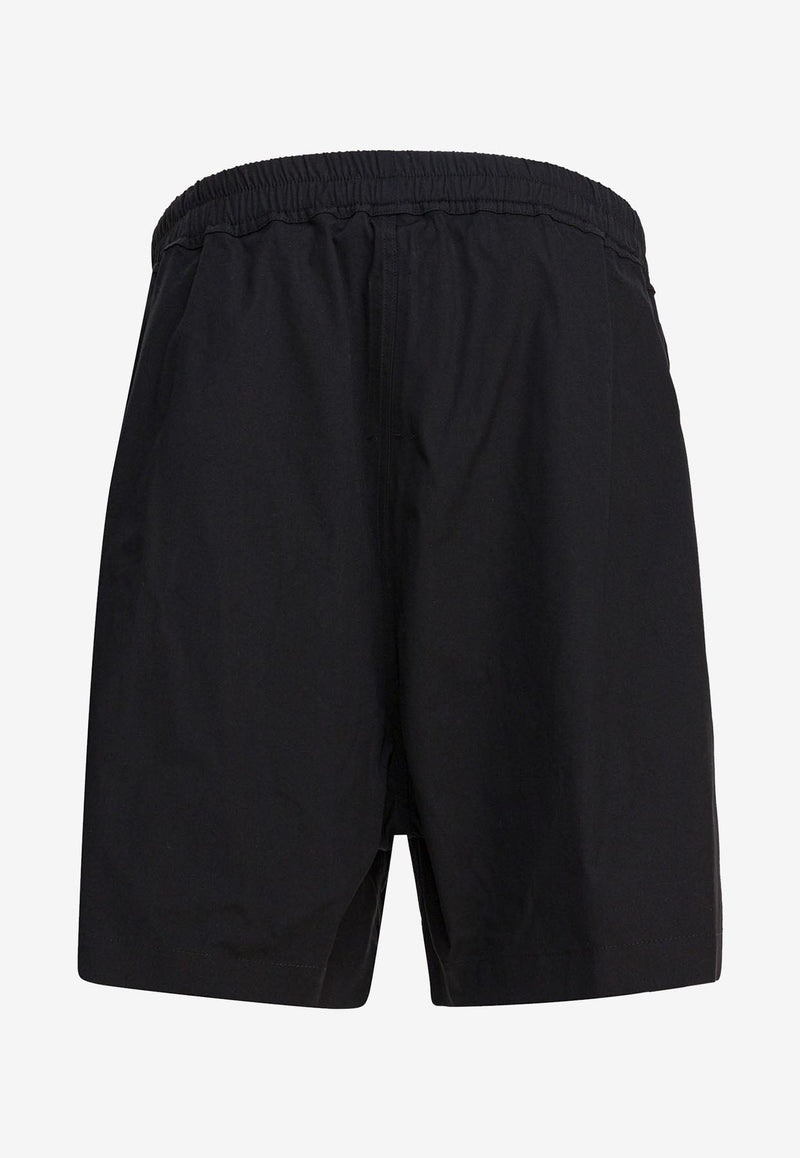Rick Owens Elasticated Bermuda Shorts Black RU02E1397TE09_9019ce5e-914f-425a-8894-66f286fbd474