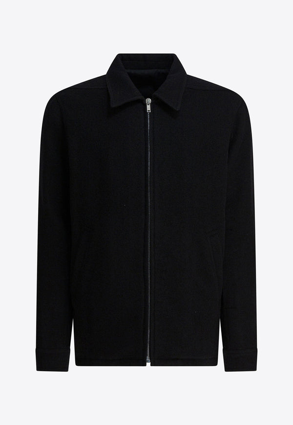 Rick Owens Wool Zip-Up Shirt Jacket Navy RU02E1764WBD09_2d812fa3-c079-4441-873c-ac7a9b81cd3e