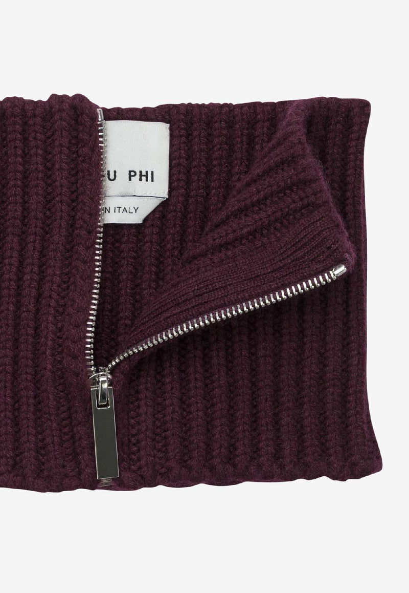 Sa Su Phi Zip-Up Cashmere Scarf W25950MWS0550_d4fdd4c7-21c1-40b8-81d6-b4c37c285e42