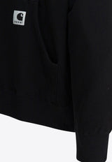 Sacai Sacai X Carhartt Wip Logo Patch Hooded Sweatshirt Black 25-00993S001_7d4ff6ae-f384-4611-b91e-5fae731236f2