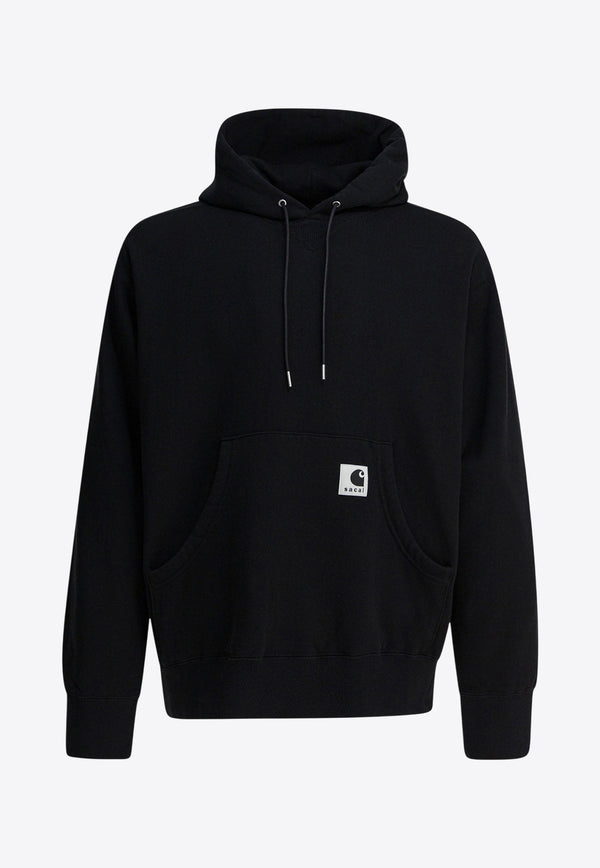 Sacai Sacai X Carhartt Wip Logo Patch Hooded Sweatshirt Black 25-00993S001_7d4ff6ae-f384-4611-b91e-5fae731236f2
