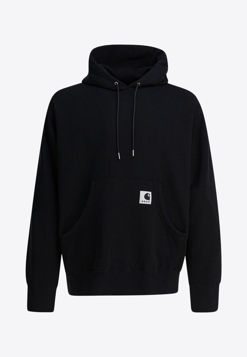 Sacai Sacai X Carhartt Wip Logo Patch Hooded Sweatshirt Black 25-00993S001_7d4ff6ae-f384-4611-b91e-5fae731236f2