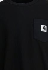 Sacai Sacai X Carhartt Wip Logo Patch Long-Sleeved T-shirt Black 25-00994S001_a70b091b-bc54-4dc7-8cb7-b4e65a90e952