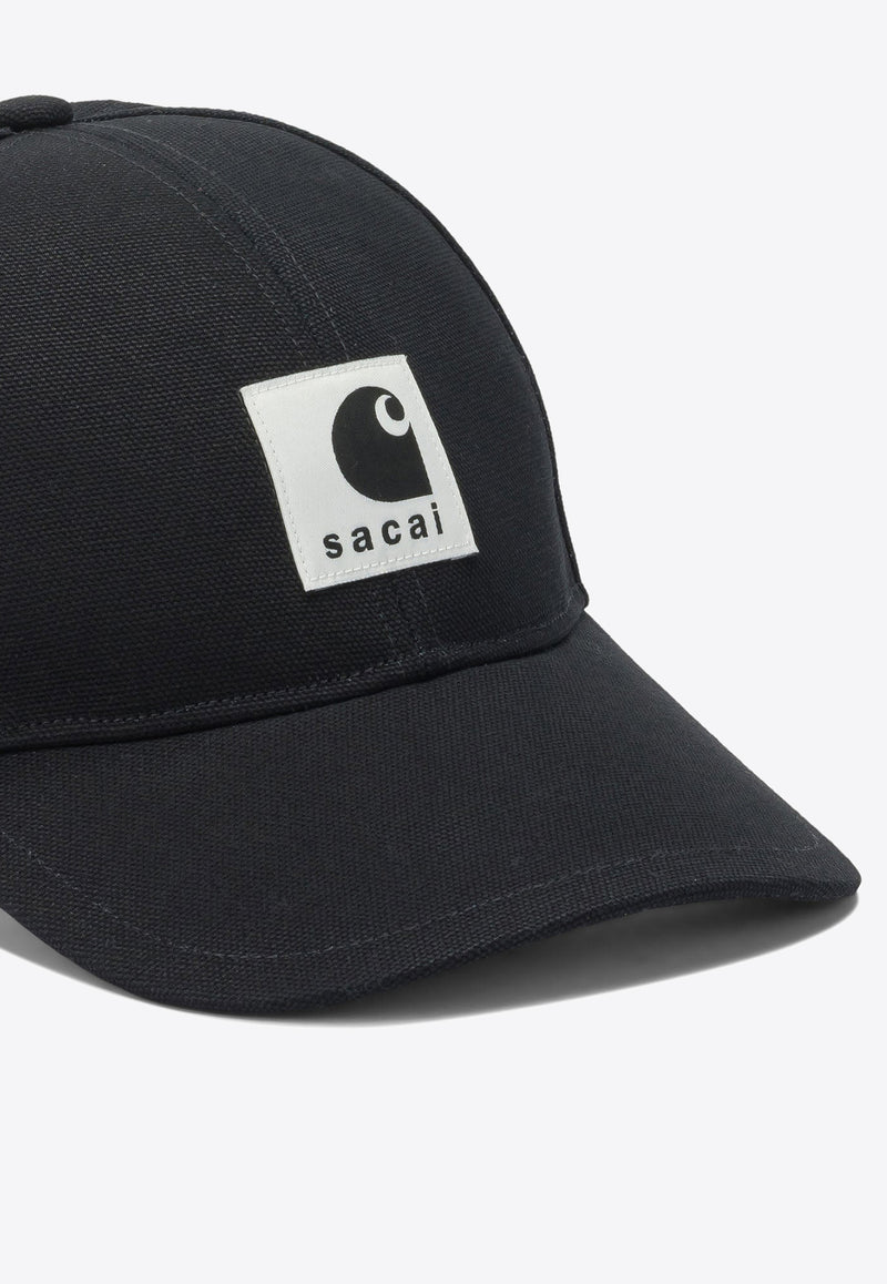 Sacai Sacai X Carhartt Wip Logo Patch Trucker Cap Black 25-00996S001_7c37db9a-f583-4425-86d6-4463bd68d20f