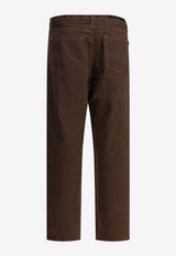 Sacai Belted Straight-Leg Jeans Brown 25-03757M601_bb57103a-64fd-4462-b4f8-a401c2f65b64