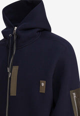 Sacai Sponge Zip-Up Sweatshirt Blue 25-03788M233_a4b0b556-b252-49f2-b09a-213365c2594a