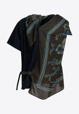 Sacai Paisley Print Paneled T-shirt Multicolor 25-08148212_73e9e099-8b03-4545-a114-25ac6bfdbaf9