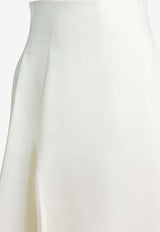 Sandbeige Pleated Midi Skirt SBC3SK04ACCREAM_d049de9c-9f64-4cc3-9d5f-e968a158183d