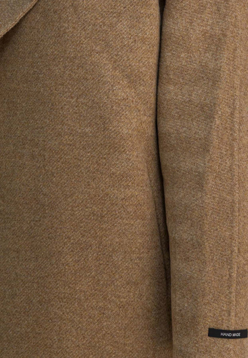 Sandbeige Sophie Double-Breasted Coat  SBC4CT24ACBEIGE_732ef6a0-2f0f-483f-b36c-83272038fb42