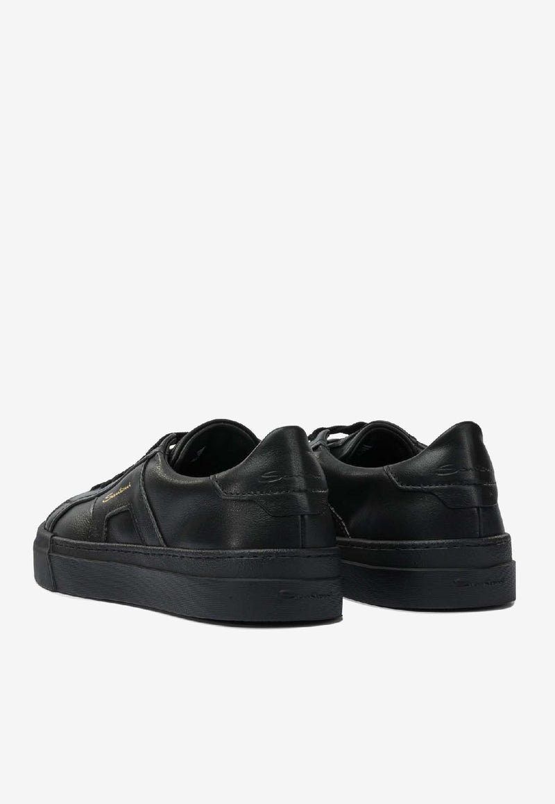 Santoni Double Buckle Sneakers Black MBGT21779NEORXWHN01N01_b2802093-f13c-4c97-8c56-713738ff0811