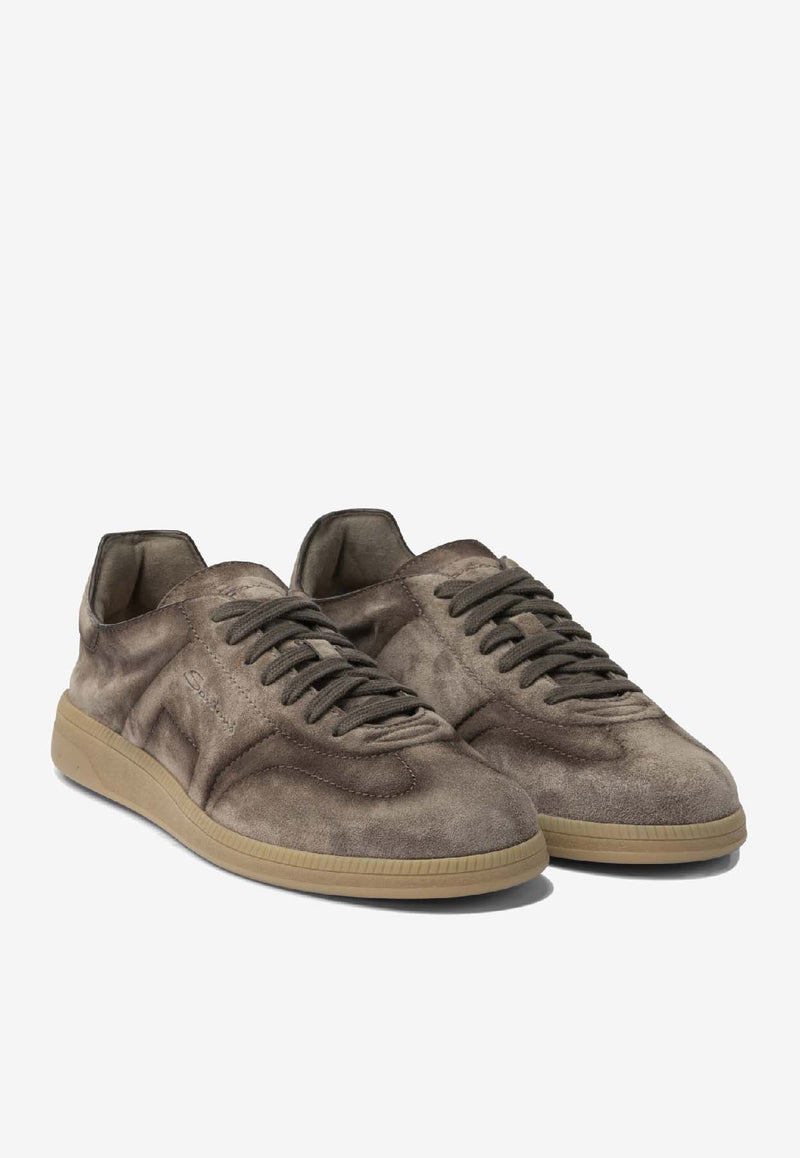 Santoni DBS Oly Suede Sneakers Brown MBPL22072FARTSE2E81E81_e31c9e7a-b581-4412-ac8d-ac72b946ba81
