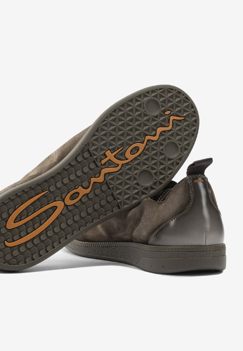 Santoni Leather Low-Top Sneakers Brown MBPL22109CPATEDSE81E81_c3eba196-c939-454c-99b7-afc5b9adad42