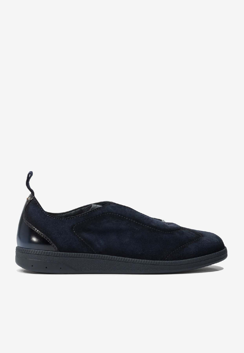Santoni Lume Suede Low-Top Sneakers Blue MBPL22109OCATEDSU60U60_44f18d2c-1747-4175-9edc-f43b3004b865