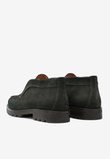 Santoni Rock Suede Ankle Boots  Dark Green MGDC17823DTRBGEXV49V49_3b76cc72-1f8c-4c31-8d69-05fcc612bcfb