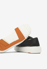 Leather Low-Top Sneakers