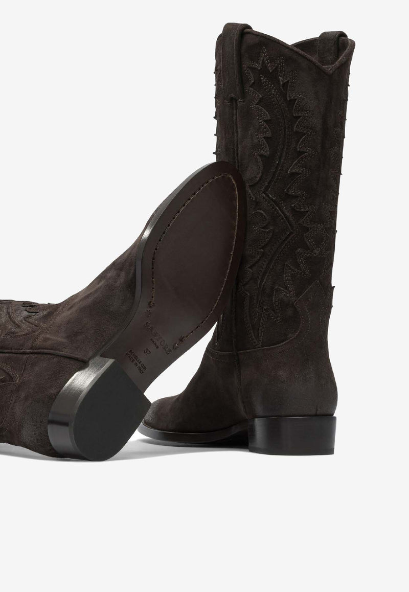 Sartore Suede Cowboy Boots SR4710WAX 571PEPE_cdf7528b-18f9-4751-8fed-438b827c7cc6